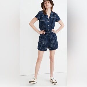 Madewell Quilted Bandana Shorts